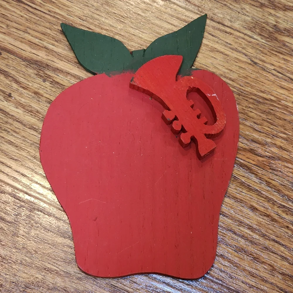 Vintage Set of 4 Teacher core Christmas Ornaments
